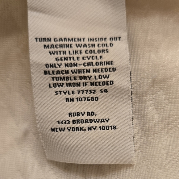 Ruby Rd. Cream Quilted Teddy Jacket - Picture 9 of 10